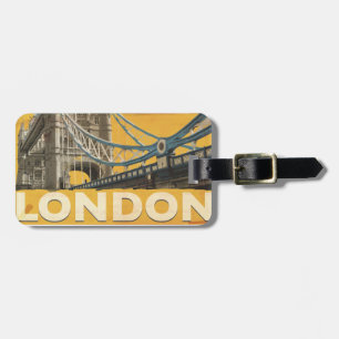 Etiqueta Para Maletas Póster vintage de Londres