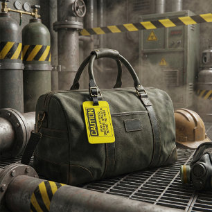 Etiqueta Para Maletas Precaución Rótulo Uso Aparato De Respiración Aprob