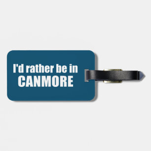 Etiqueta Para Maletas Preferiría Estar En Canmore
