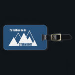 Etiqueta Para Maletas Preferiría Estar En Montañas Colorado De Barcos De<br><div class="desc">Nombrado por sus famosas aguas termales,  Steamboat Springs,  Colorado es un destino de visita obligada para los amantes de la naturaleza y los adictos a la aventura. Este gran diseño vintage tiene un aspecto retro.</div>