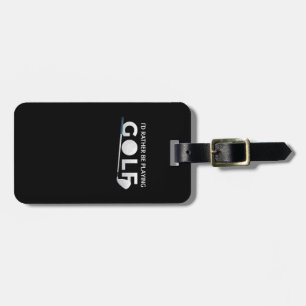 Etiqueta Para Maletas Prefiero jugar al golf