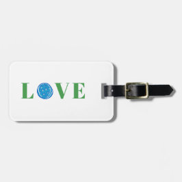 Etiqueta Para Maletas Preppy Pickleball Love