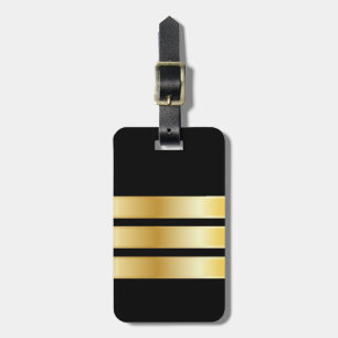 Etiqueta Para Maletas Primer Oficial Piloto de Uniforme