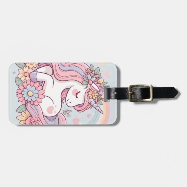 Etiqueta Para Maletas Princess Blossom (Frente Horizontal)