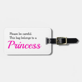 Etiqueta Para Maletas Princess Personalized
