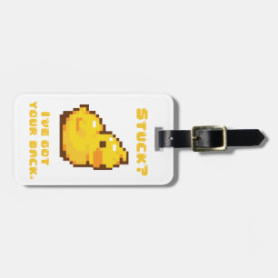 Etiqueta Para Maletas Programación Ducky de goma