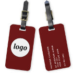 Etiqueta Para Maletas Promoción del logotipo para la promoción de la mar<br><div class="desc">Diseño de logotipo sencillo para su negocio. Reemplace el logotipo y los detalles por el suyo propio y cambie el color de fondo de la herramienta de diseño a personalizar. Ideal como artículo promocional para dar a clientes,  clientes y empleados,  y para viajes de negocios y ferias.</div>
