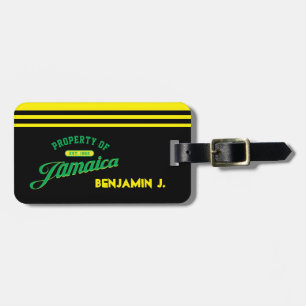 Etiqueta Para Maletas Propiedad de Jamaica