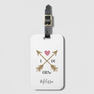 Etiqueta Para Maletas Propuesta de Boda I DO CREW