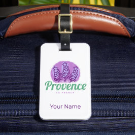 Etiqueta Para Maletas Provenza Retro Lavender Riviera Francesa Francia