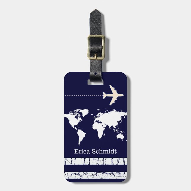 Etiqueta Para Maletas próximo viaje personalizado (Frente Vertical)