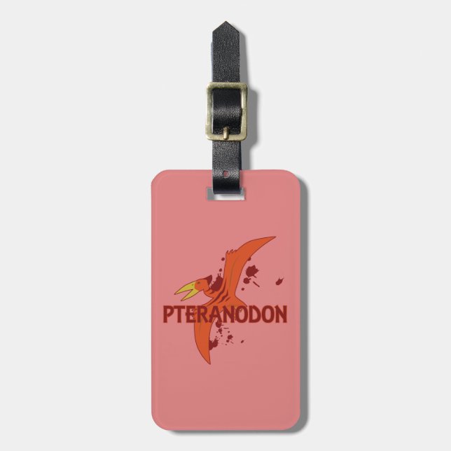 Etiqueta Para Maletas Pteranodon (Frente Vertical)