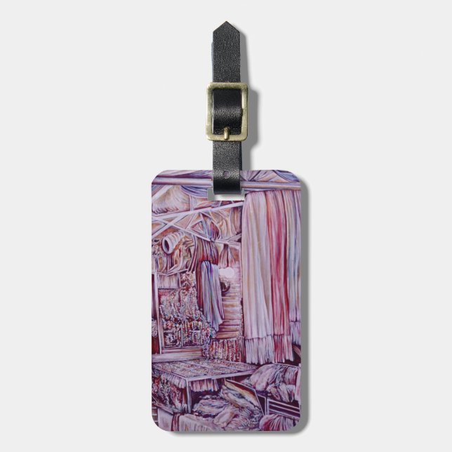 Etiqueta Para Maletas Puede hacer un salón conmigo (Frente Vertical)