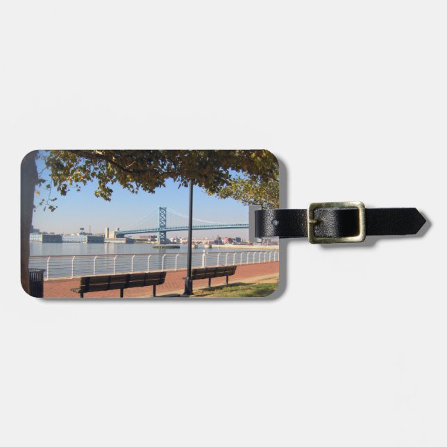 Etiqueta Para Maletas Puente Camden NJ (Frente Horizontal)
