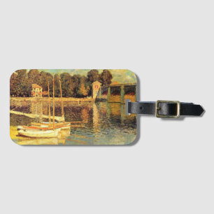 Etiqueta Para Maletas Puente de Argenteuil Claude Monet