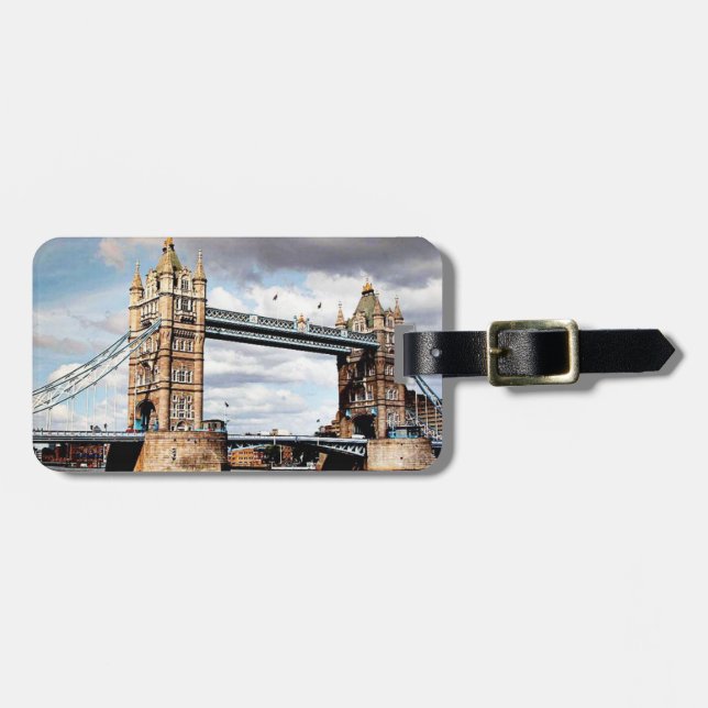 Etiqueta Para Maletas Puente de Londres (Frente Horizontal)