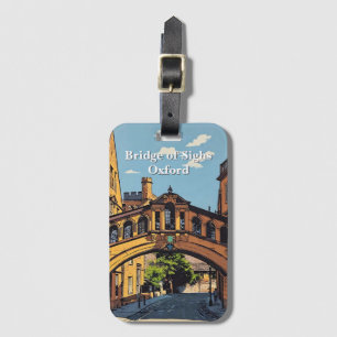 Etiqueta Para Maletas Puente de suspiros en pintura Poster de Oxford