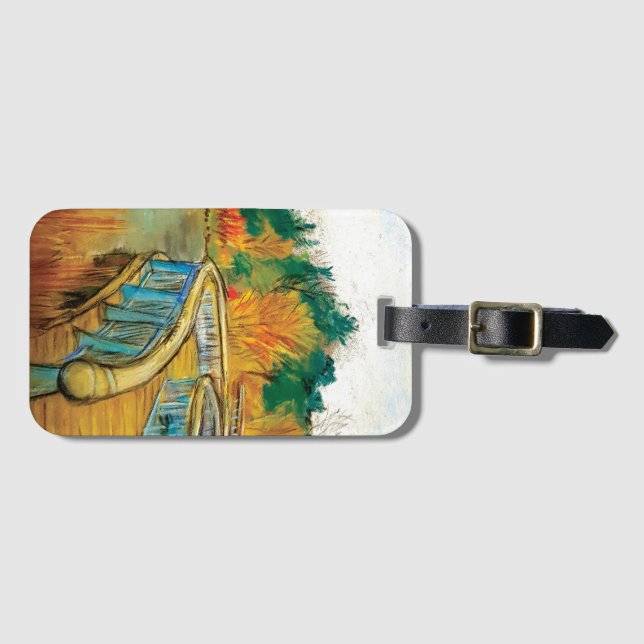 Etiqueta Para Maletas Puente serpentino (Anverso horizontal)