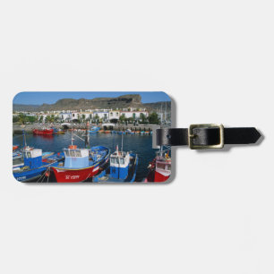 Etiqueta Para Maletas Puerto Pesquero, Puerto de Mogan, Gran Canaria,