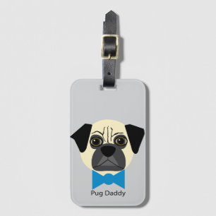 Etiqueta Para Maletas Pug Daddy