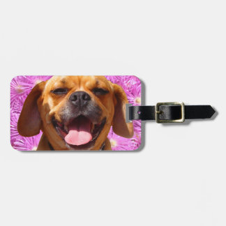 Etiqueta Para Maletas Puggle lindo