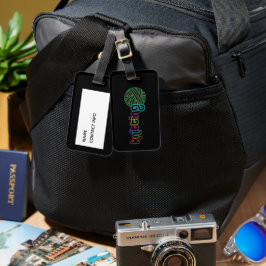 Etiqueta Para Maletas Punto de brillo secuencial