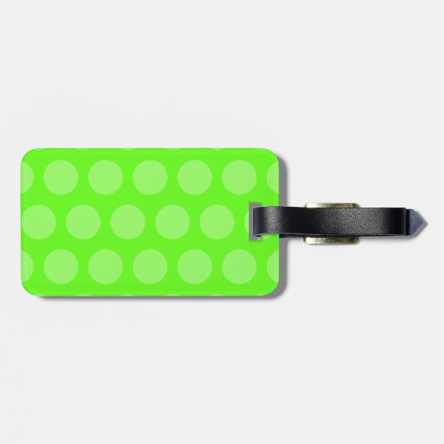 Etiqueta Para Maletas Puntos de cal (Atrás Horizontal)