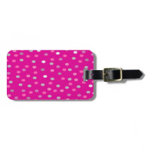 Puntos de polka magenta