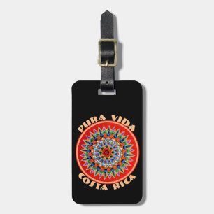 Etiqueta Para Maletas Pura vida Costa Rica