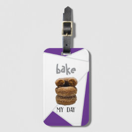Etiqueta Para Maletas Purple Bake My Day