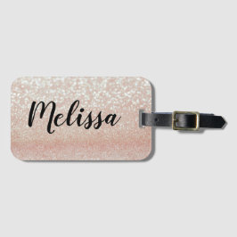 Etiqueta Para Maletas Purpurina