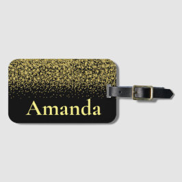 Etiqueta Para Maletas Purpurina