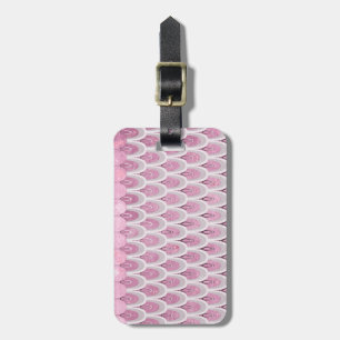 Etiqueta Para Maletas Purpurina rosado brillante Sirenillas de peces