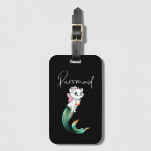Etiqueta Para Maletas Purrmaid de gatito de gatito de comadreja - Diseño