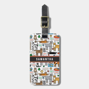 Etiqueta Para Maletas Qué dicen los gatos