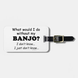 Etiqueta Para Maletas Qué haría, Banjo