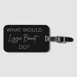 Etiqueta Para Maletas ¿Qué Haría Lizzie Bennet?