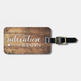 Etiqueta Para Maletas Que la madera de aventura imprima el equipaje