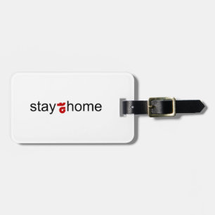 Etiqueta Para Maletas Quédate en casa