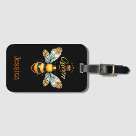 Etiqueta Para Maletas Queen Bee Vintage Personalized