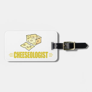 Etiqueta Para Maletas Queso Divertido