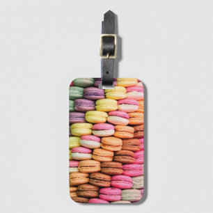 Etiqueta Para Maletas Quirky Colorful Macaroons