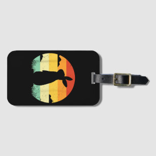 Etiqueta Para Maletas Rabbit Retro Vintage Estilo Bunny Lover