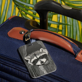 Etiqueta Para Maletas Raccoon luggage tag