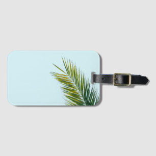 Etiqueta Para Maletas rama de palmera
