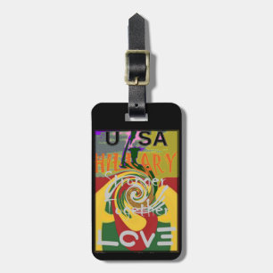 Etiqueta Para Maletas Rasta Colores Rojo Golden Green Hillary Art Imprim