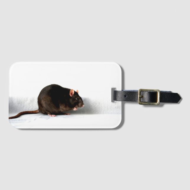 Etiqueta Para Maletas Rat bc ltcna (Anverso horizontal)