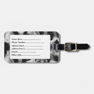 Etiqueta Para Maletas Rayado X