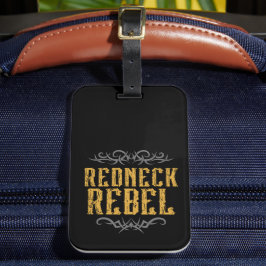 Etiqueta Para Maletas Rebelde de Redneck