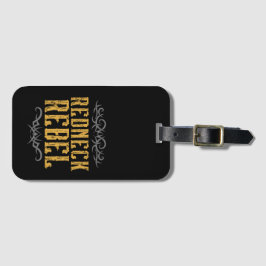 Etiqueta Para Maletas Rebelde de Redneck